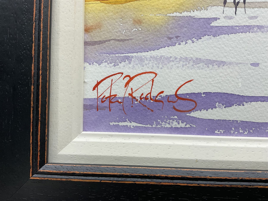 Florence in the Snow original by British contemporary artist Peter J Rogers