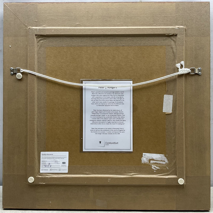 Florence in the Snow original by British contemporary artist Peter J Rogers