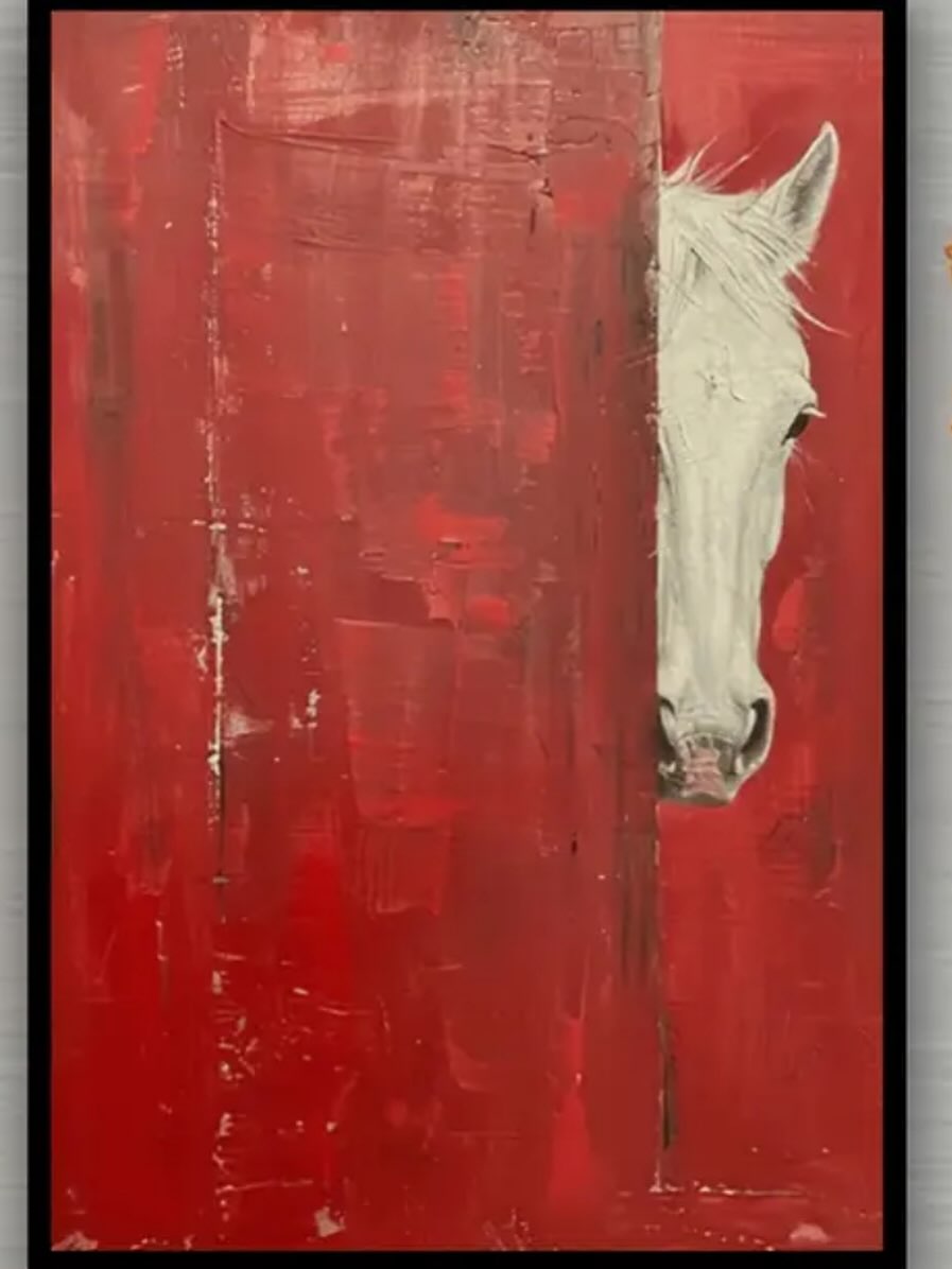 Modern Horse head art print