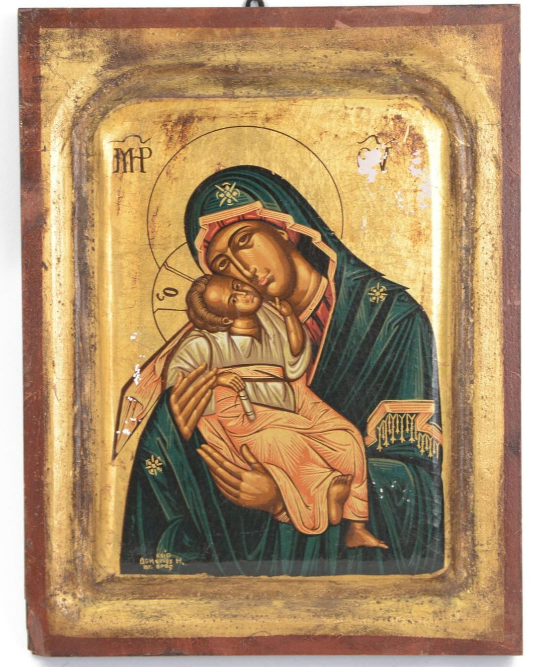 Greek icon Madonna & Child