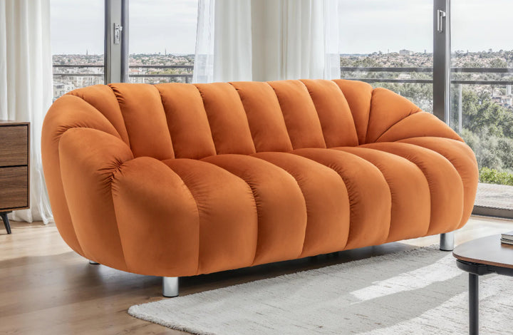 Velvet 3 seater sofa