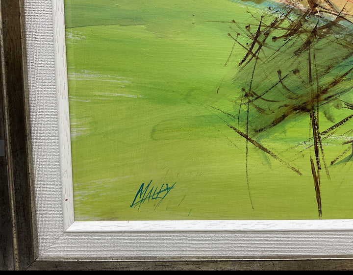 Wolds Farm original watercolour by Jan Jones