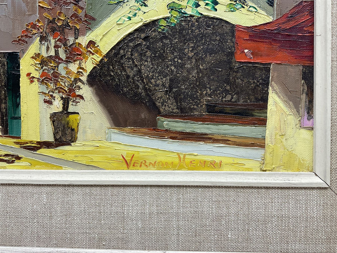 Lakeside Lights original by Vernon Henri after Cecil Rochfort D’oyly John.