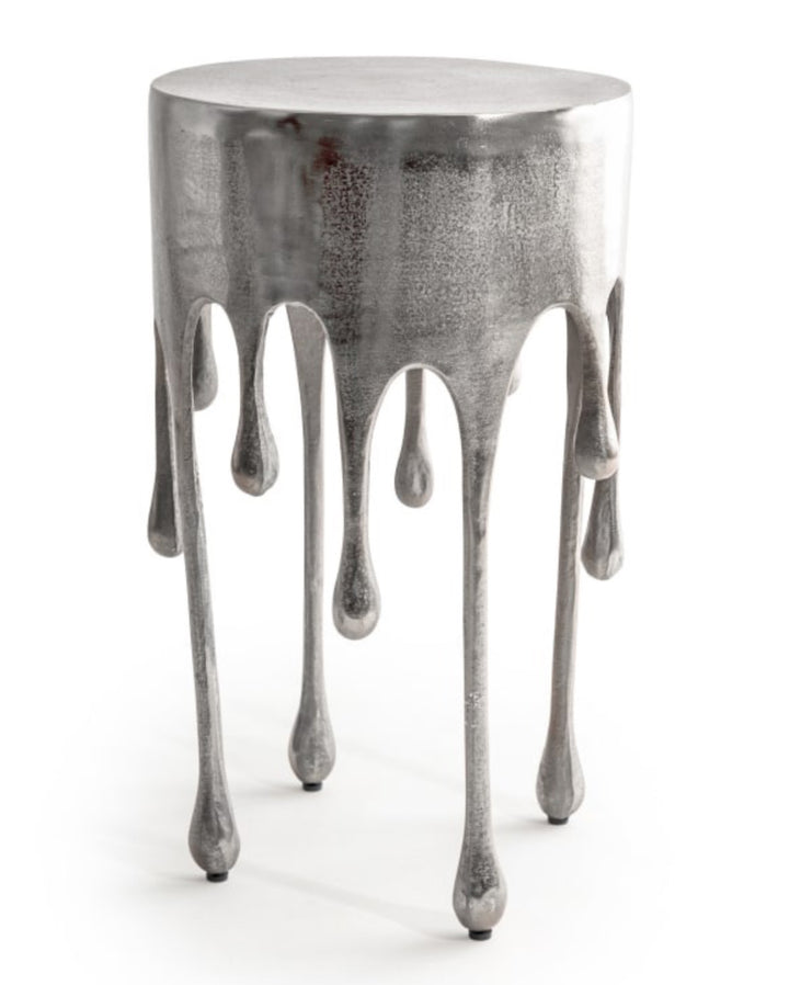 Aluminium drip side table
