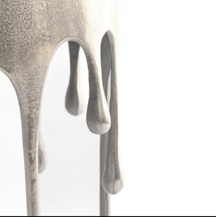 Aluminium drip side table