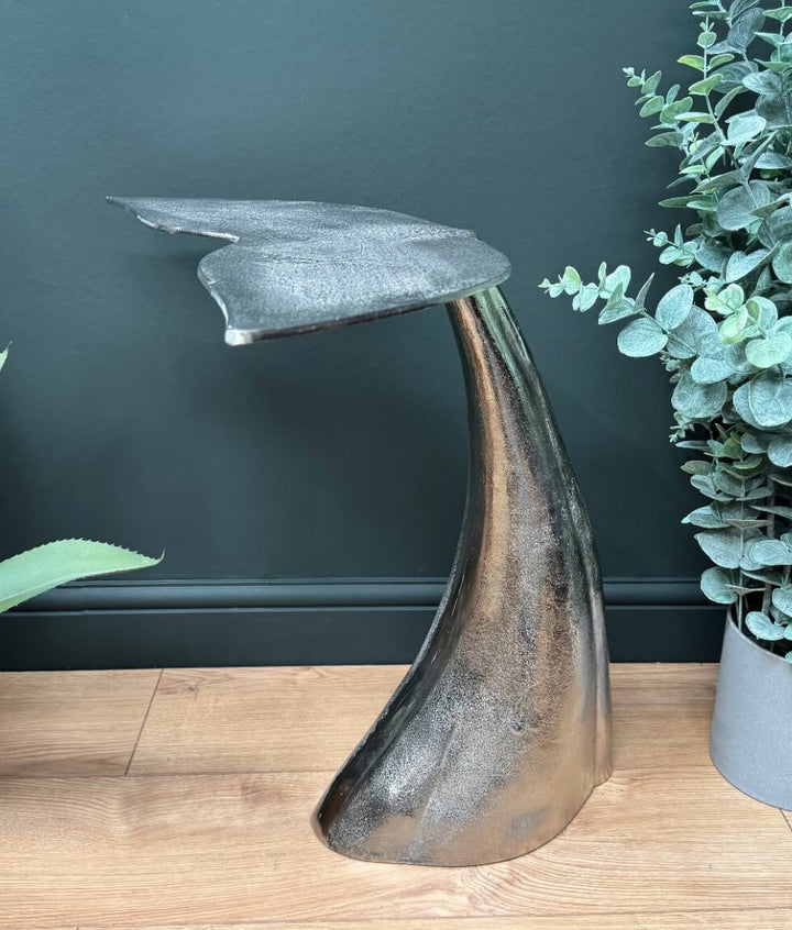 Nickel Whale's Tail Table