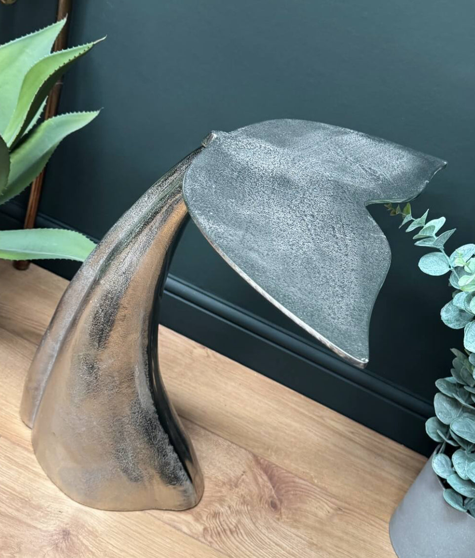 Nickel Whale's Tail Table