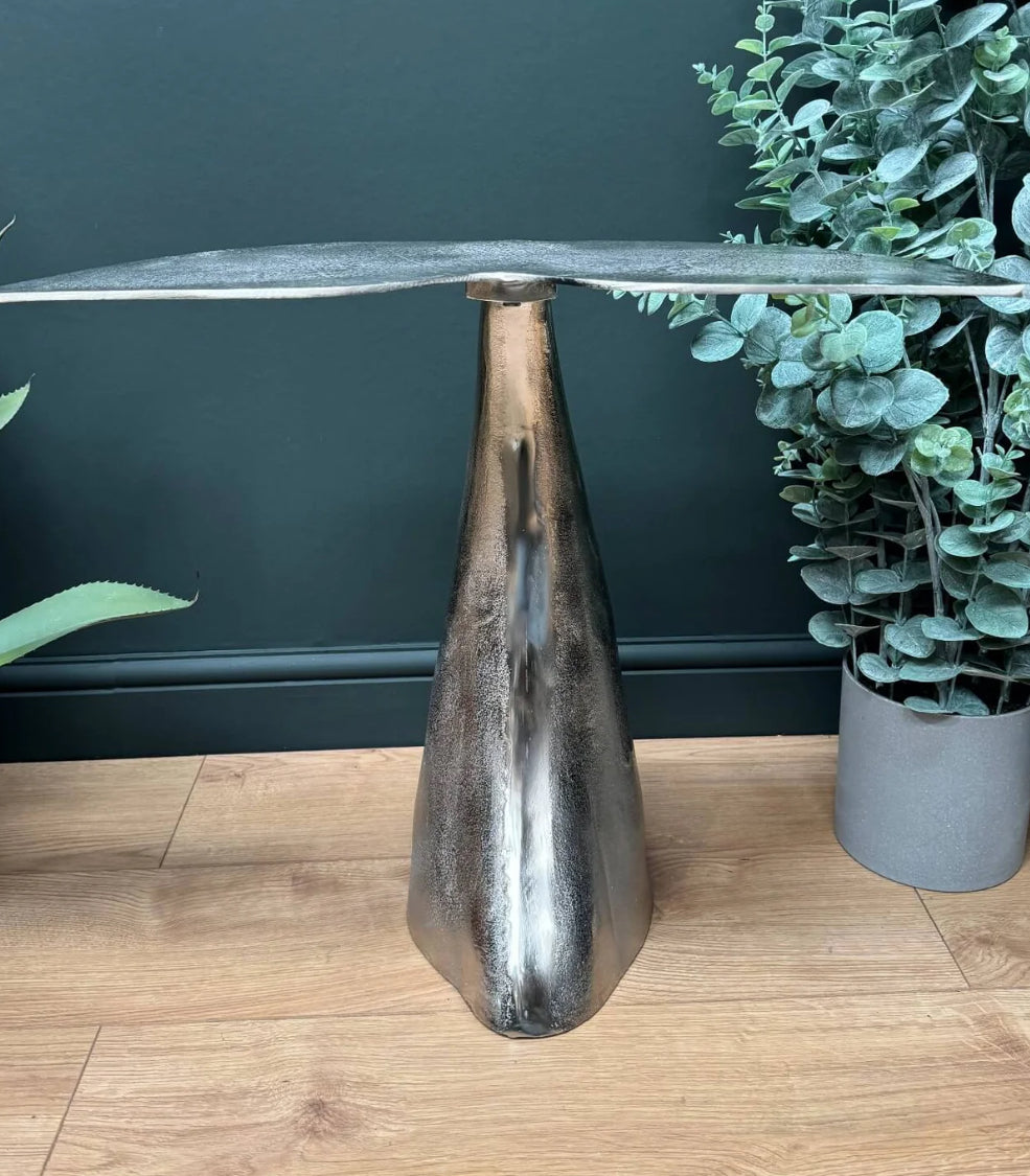 Nickel Whale's Tail Table