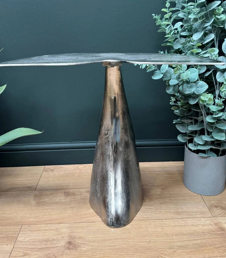 Nickel Whale's Tail Table
