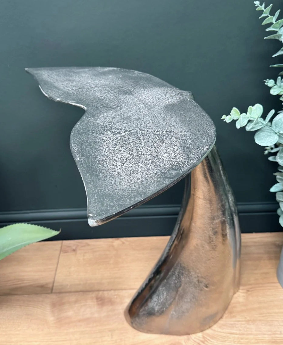 Nickel Whale's Tail Table