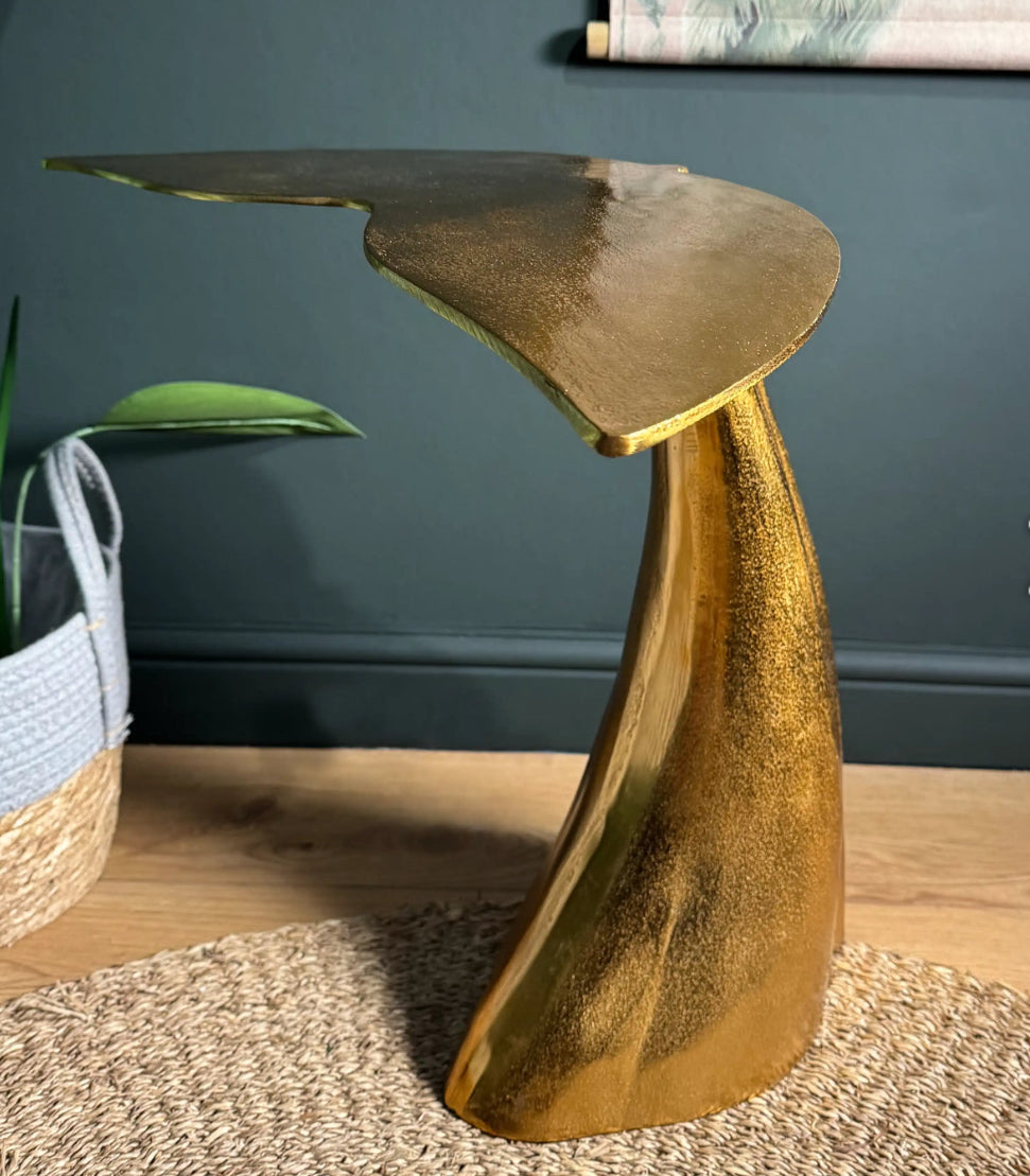 Nickel Whale's Tail Table
