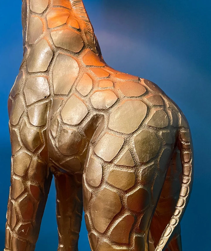 Gold Giraffe Floor Lamp