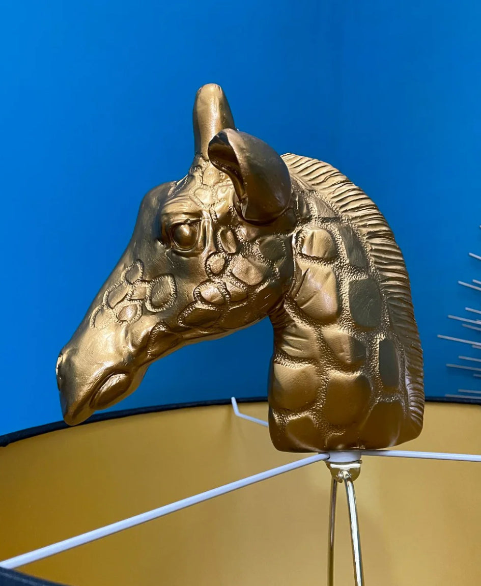 Gold Giraffe Floor Lamp