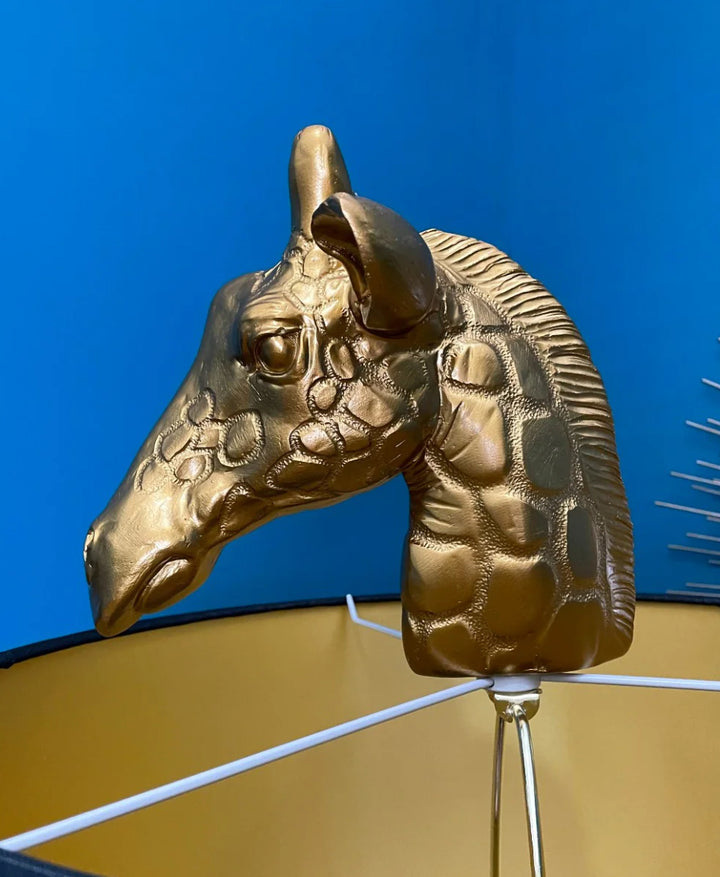 Gold Giraffe Floor Lamp