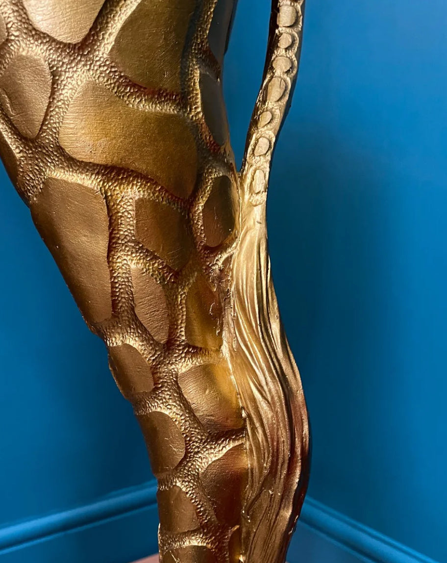Gold Giraffe Floor Lamp