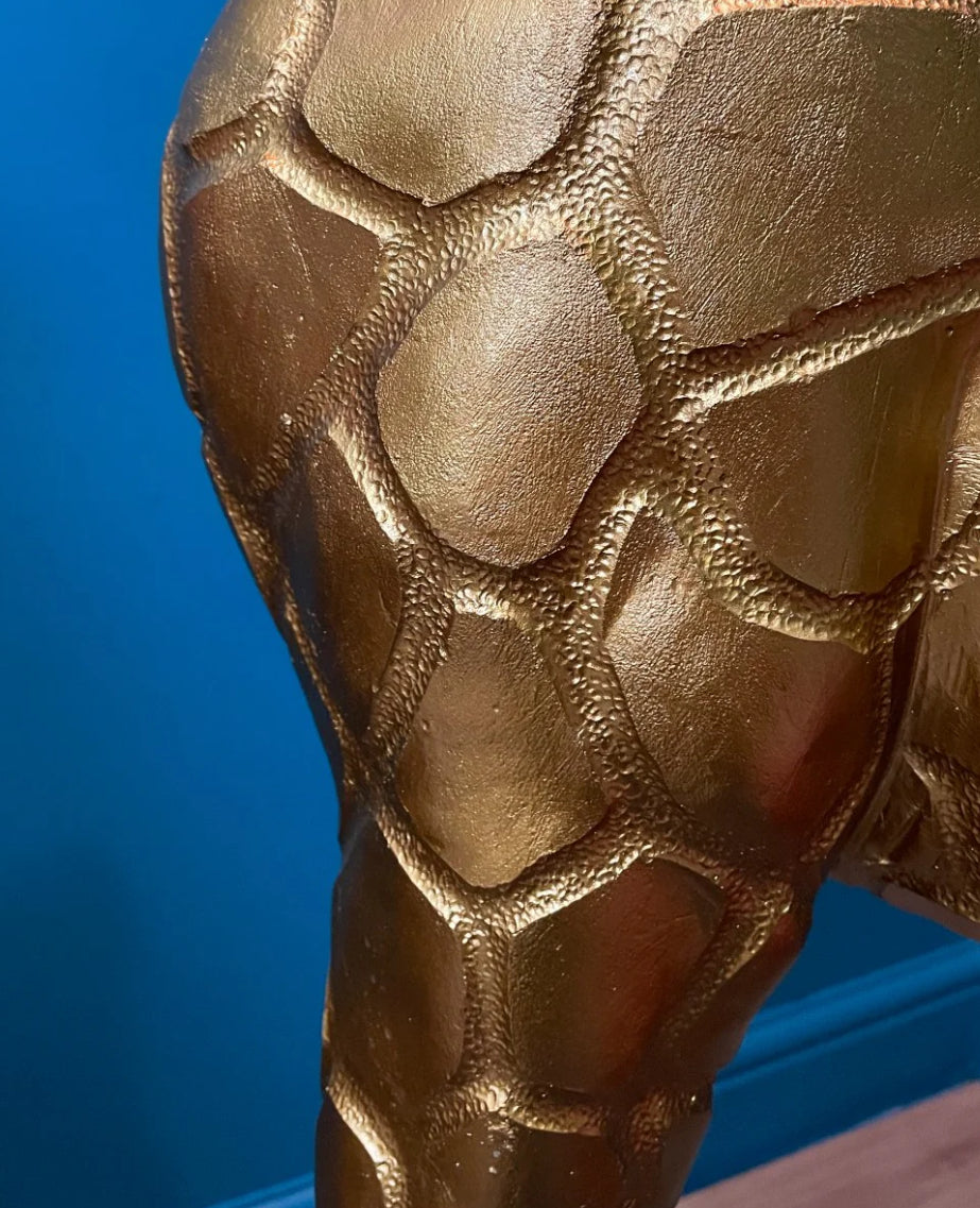 Gold Giraffe Floor Lamp