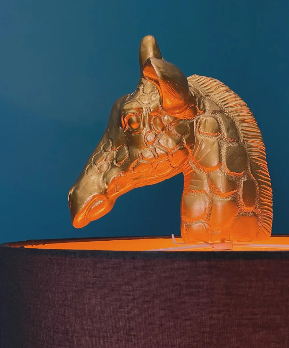 Gold Giraffe Floor Lamp