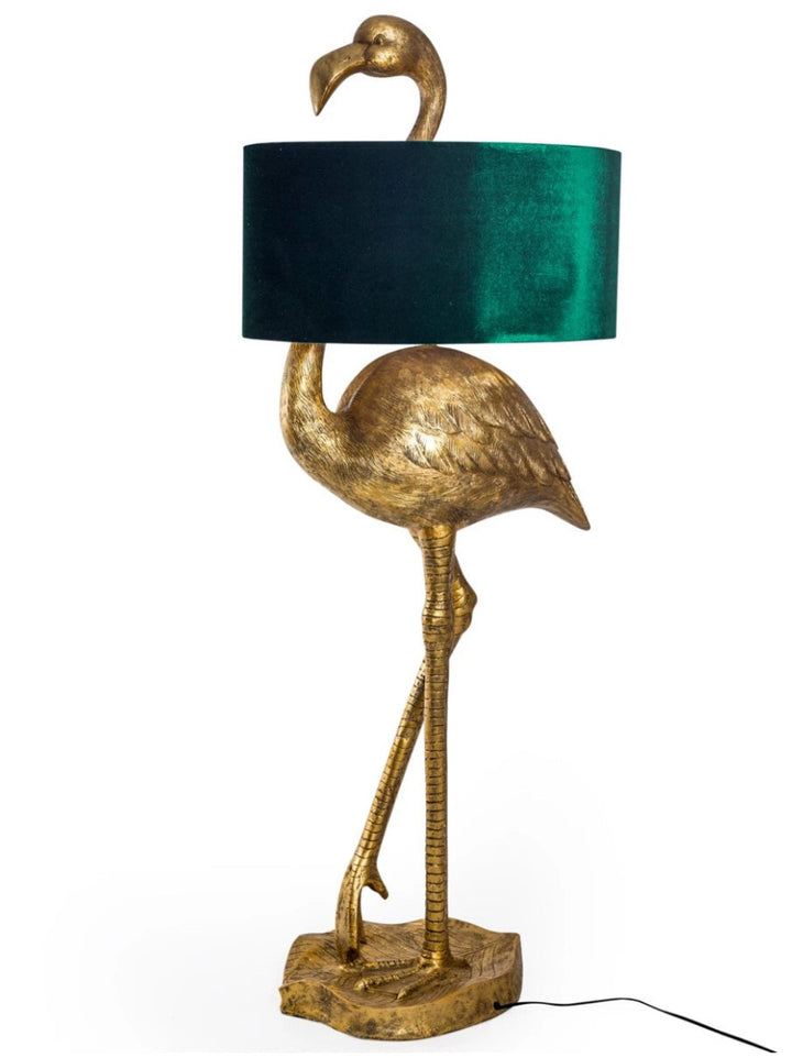 Golden Flamingo Floor Lamp