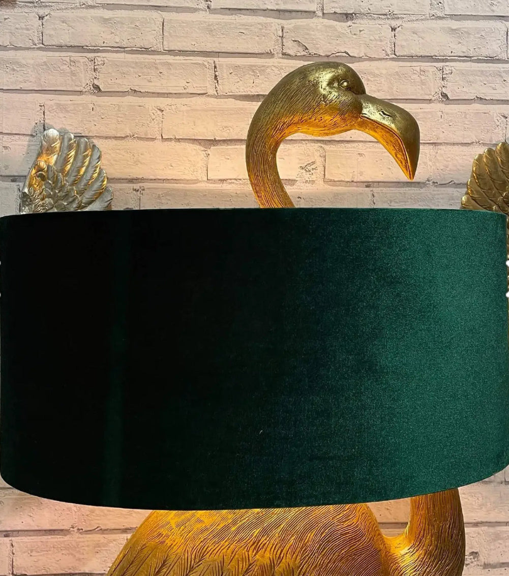 Golden Flamingo Floor Lamp