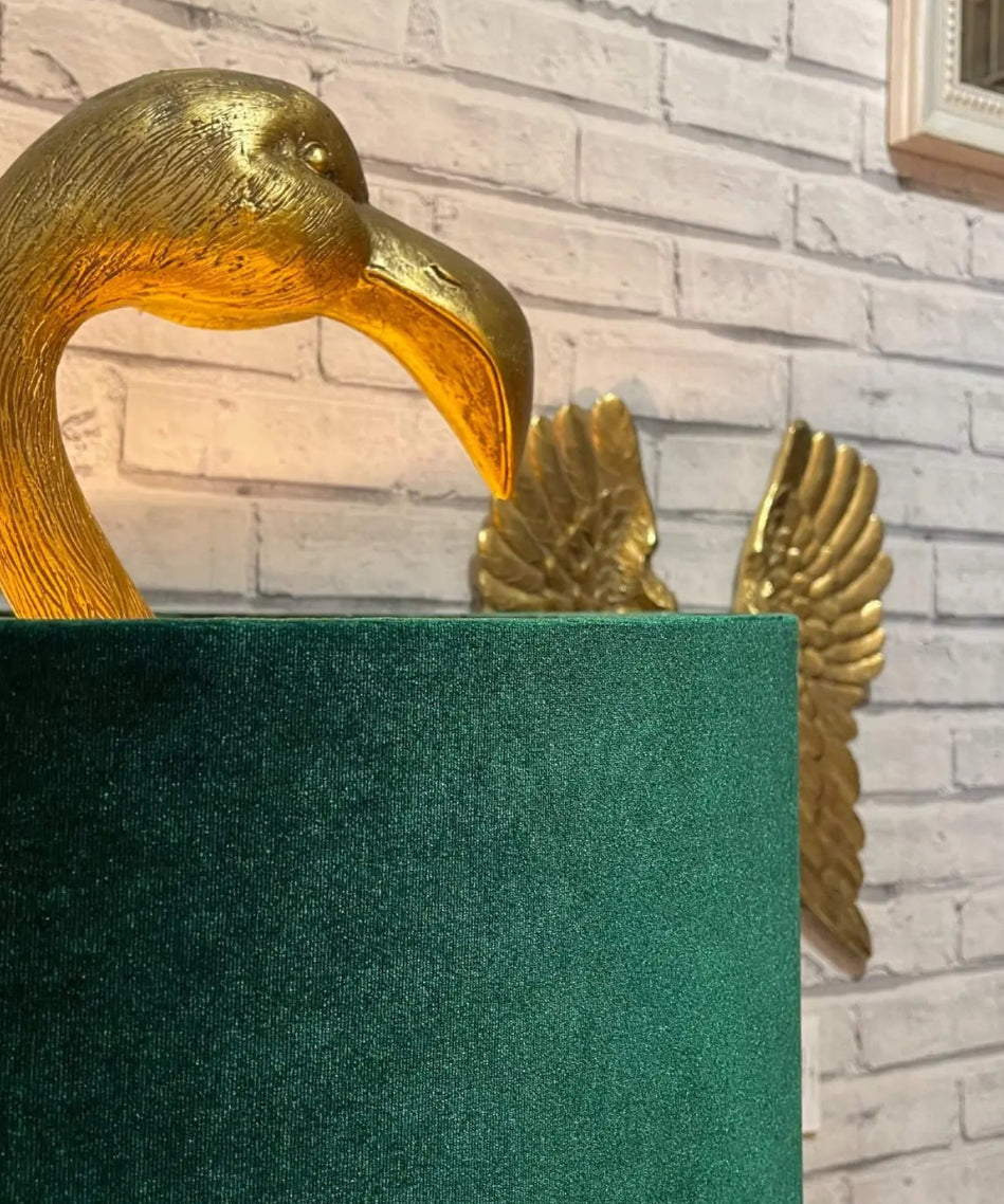 Golden Flamingo Floor Lamp