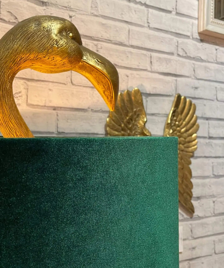 Golden Flamingo Floor Lamp