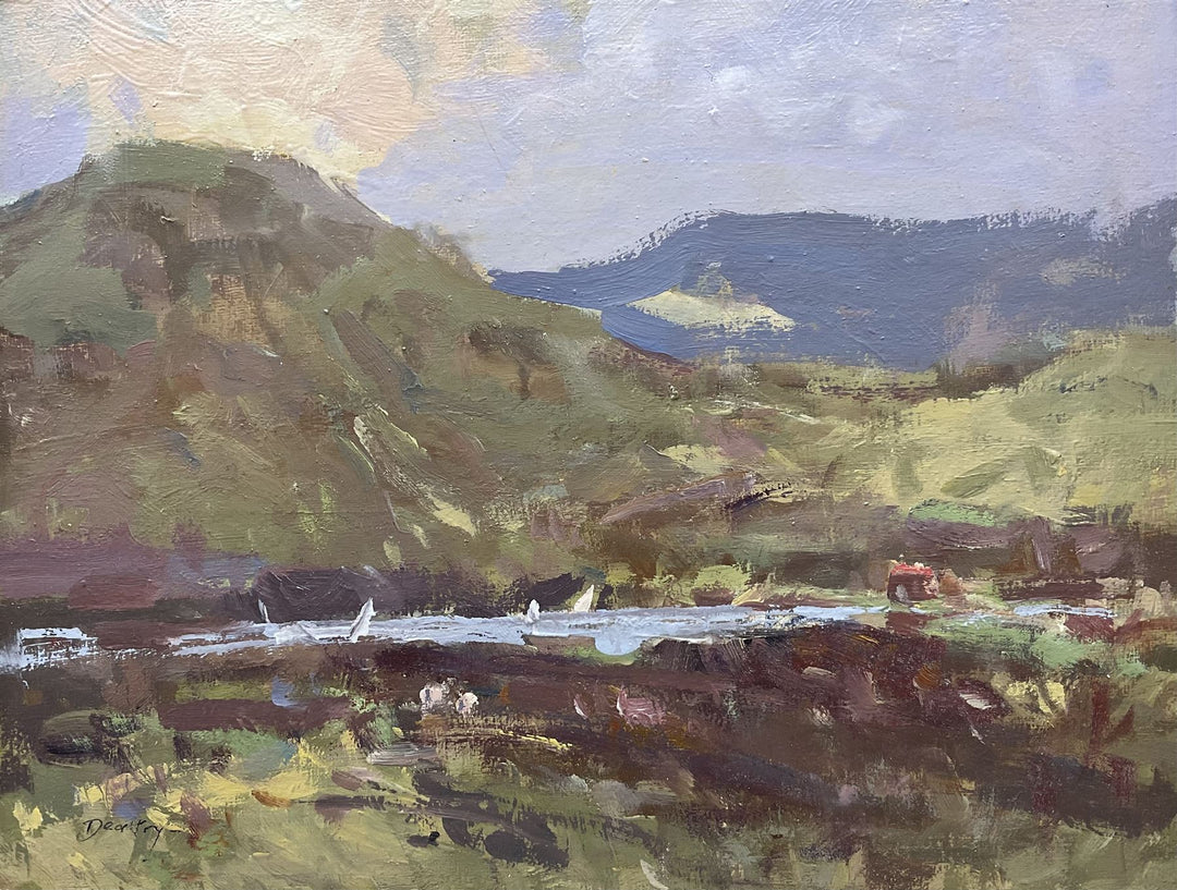 William B Dealtry (British 1915-2007): 'Highland Loch', oil on board signed