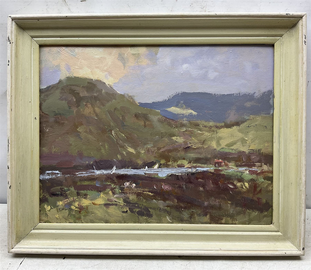 William B Dealtry (British 1915-2007): 'Highland Loch', oil on board signed
