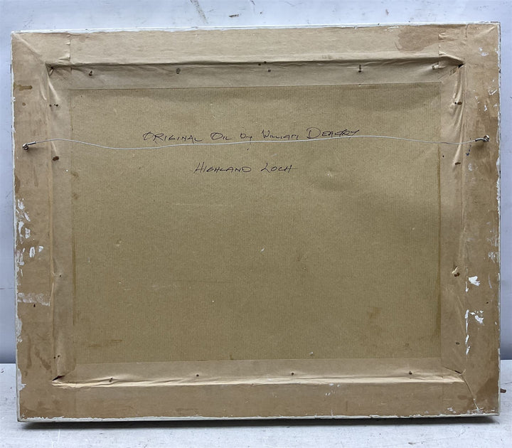 William B Dealtry (British 1915-2007): 'Highland Loch', oil on board signed