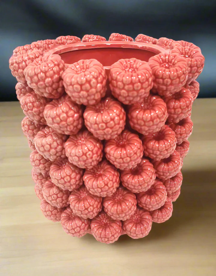 Large Multi Raspberry Vase