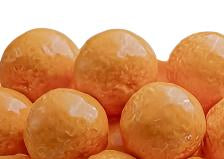 Extra Large Multi Orange Vase