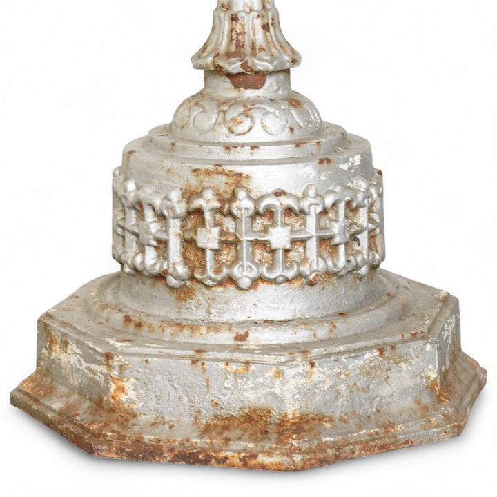 Small ornate painted 19th century urn