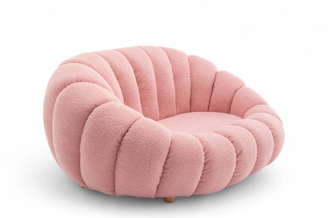 Teddy Boucle Fabric bubble 2 Seater Sofa