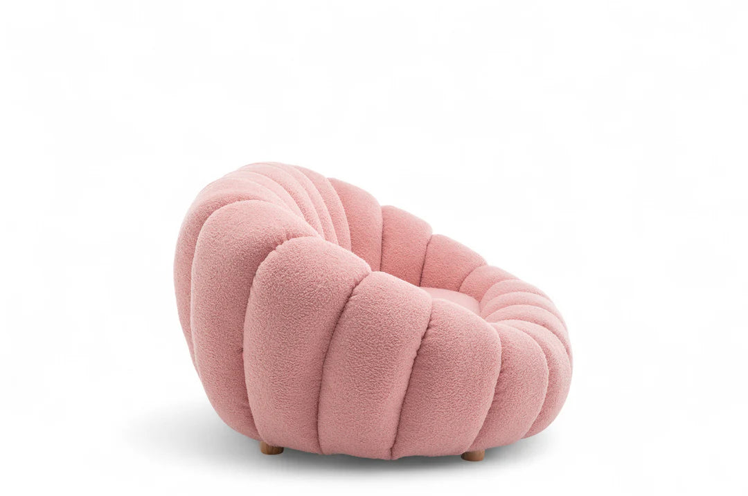 Teddy Boucle Fabric bubble 2 Seater Sofa