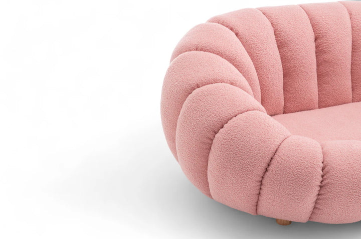 Teddy Boucle Fabric bubble 2 Seater Sofa