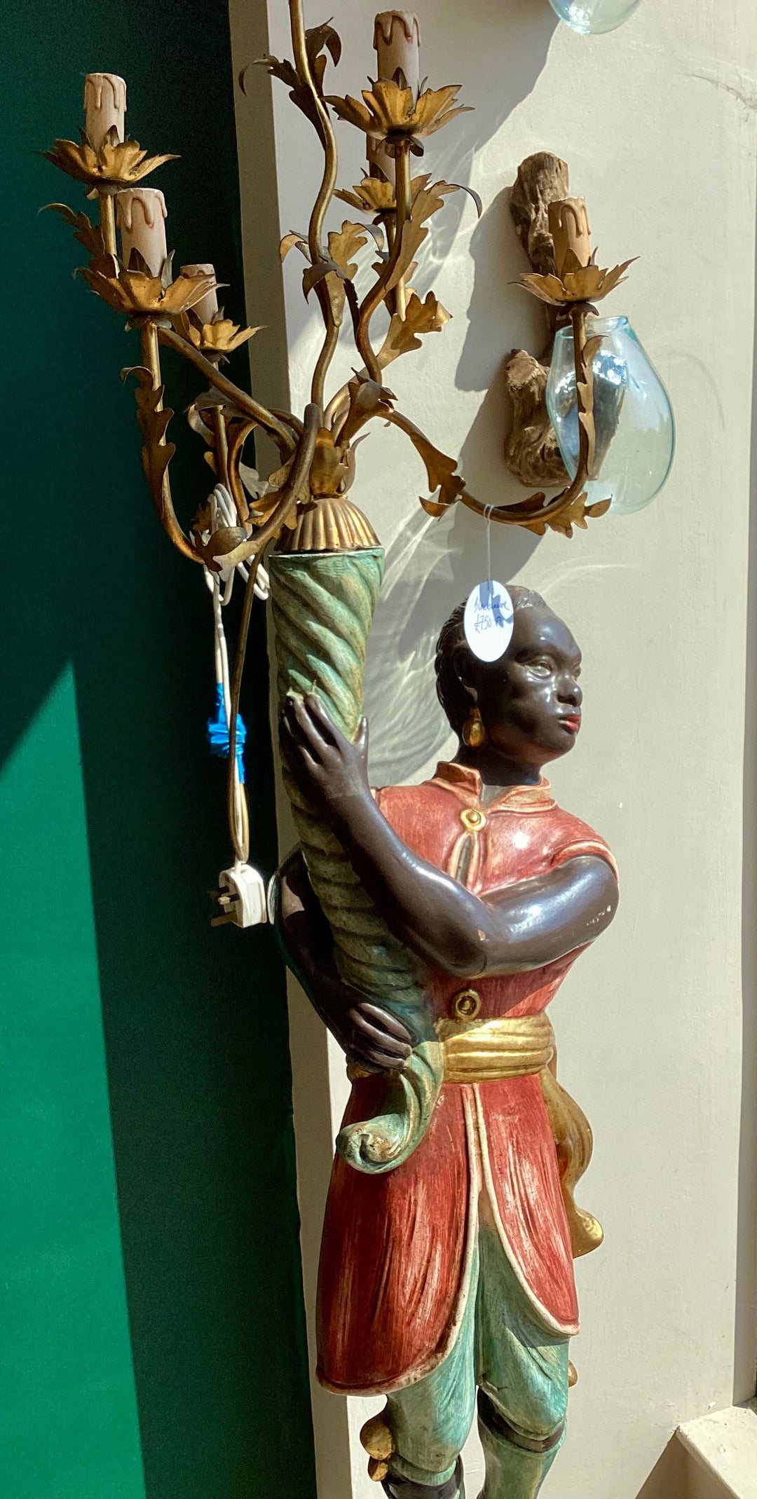 Blackamoor lamp