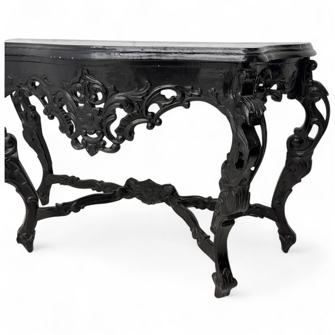 Rococo revival console table