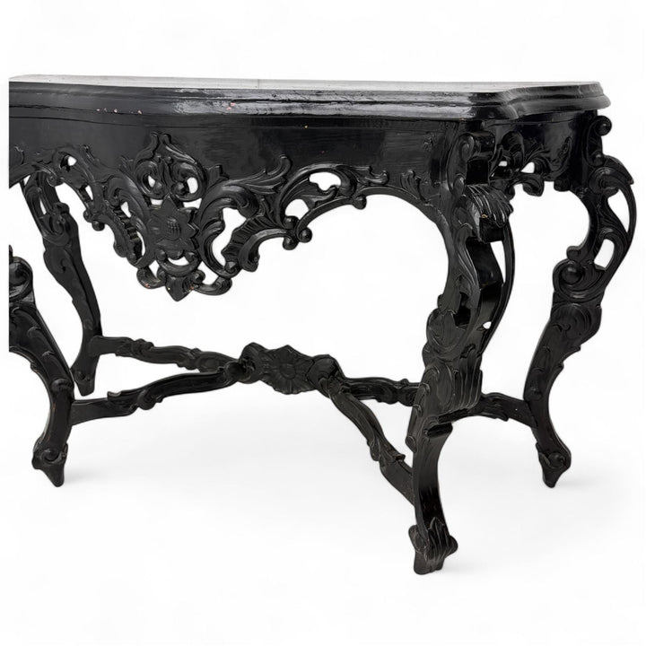 Rococo revival console table