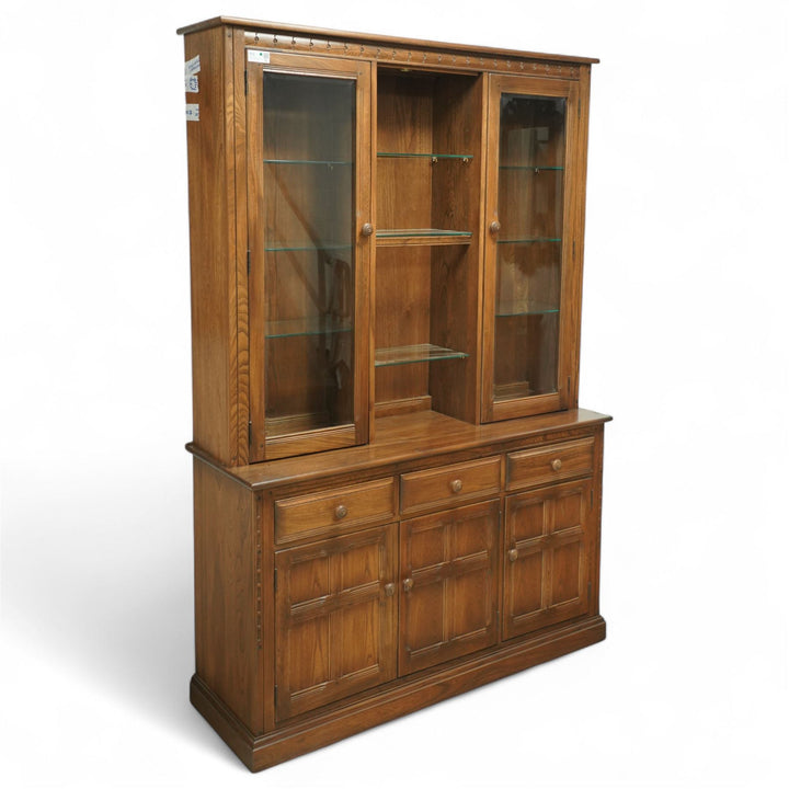 Ercol dark elm dresser