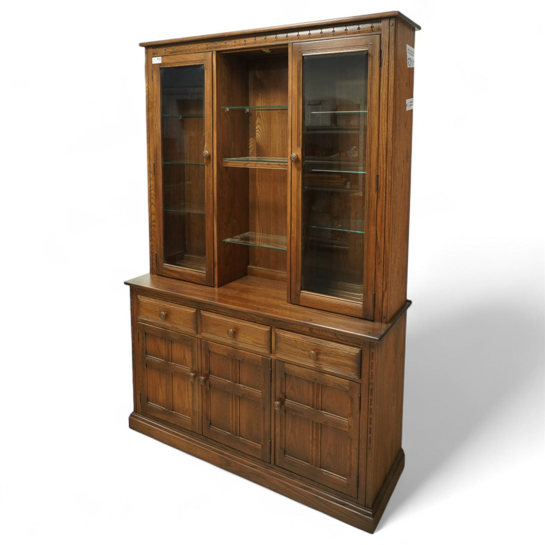 Ercol dark elm dresser