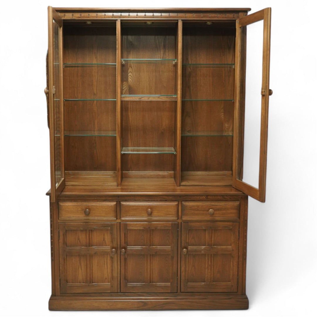 Ercol dark elm dresser