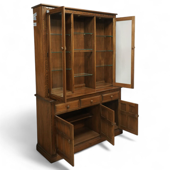 Ercol dark elm dresser