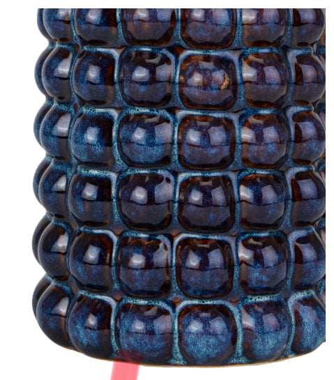 Seville Collection Indigo Bubble Umbrella Stand