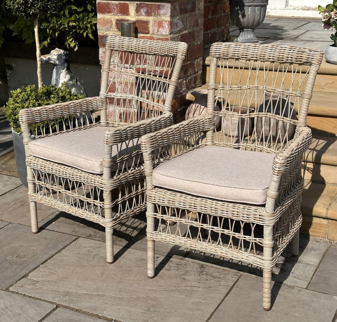 Provence collection outdoor 6 seater dining set