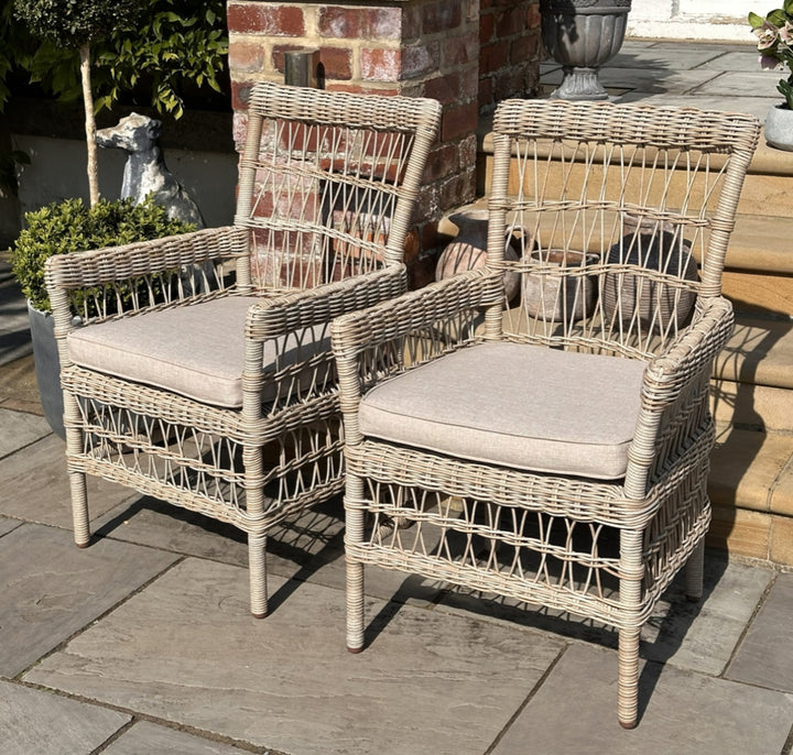 Provence collection outdoor 6 seater dining set