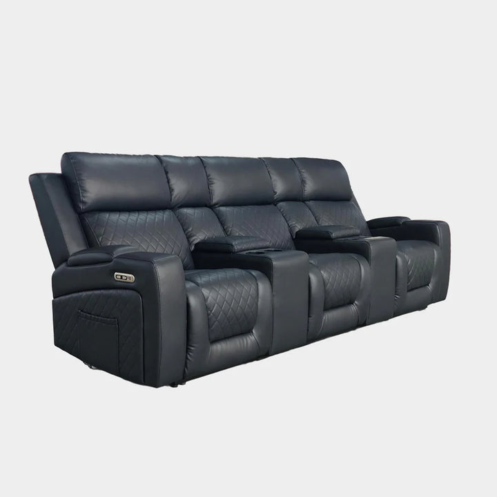 Electric 3 seater recliner cinema sofa
