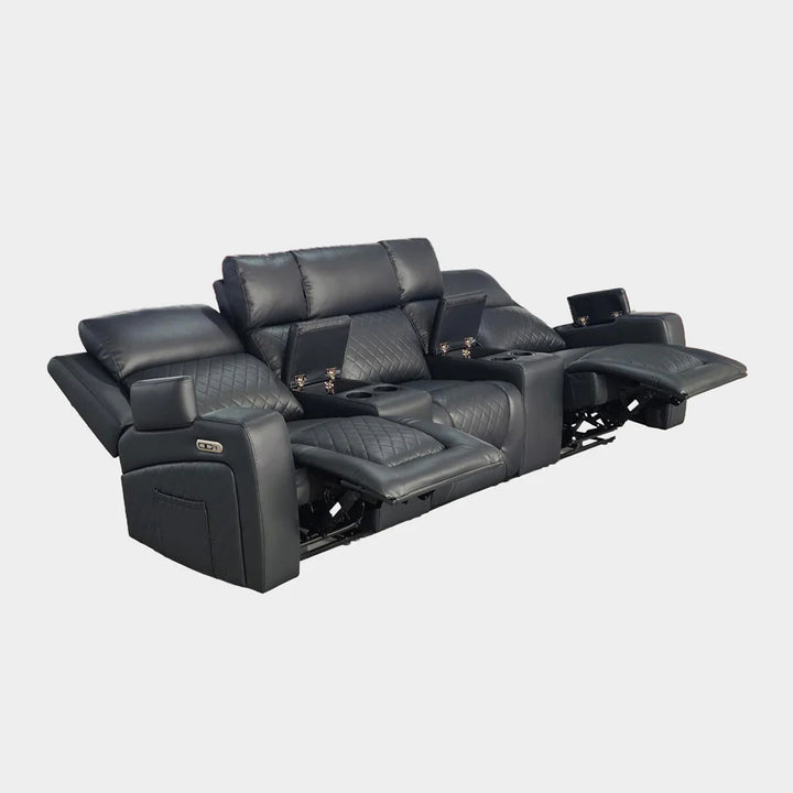 Electric 3 seater recliner cinema sofa