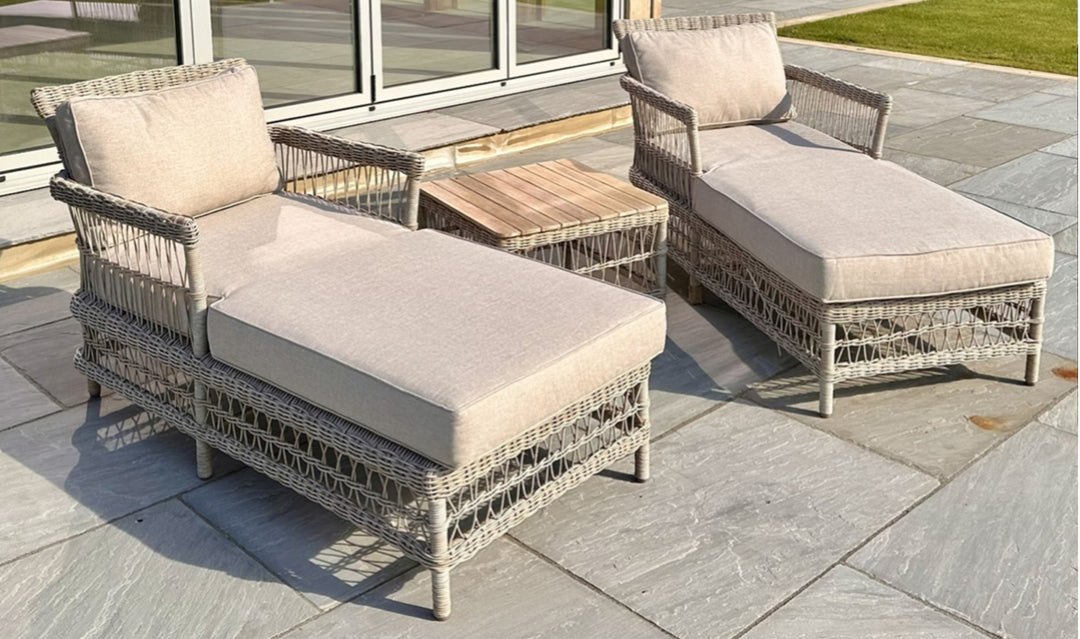 Provence collection outdoor sun lounger set