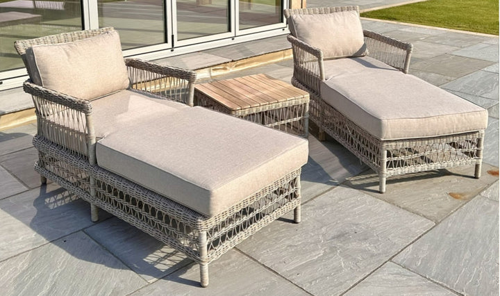 Provence collection outdoor sun lounger set