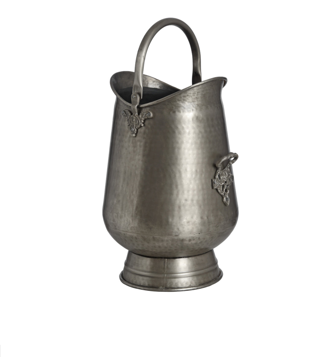 Antique Pewter Coal Bucket