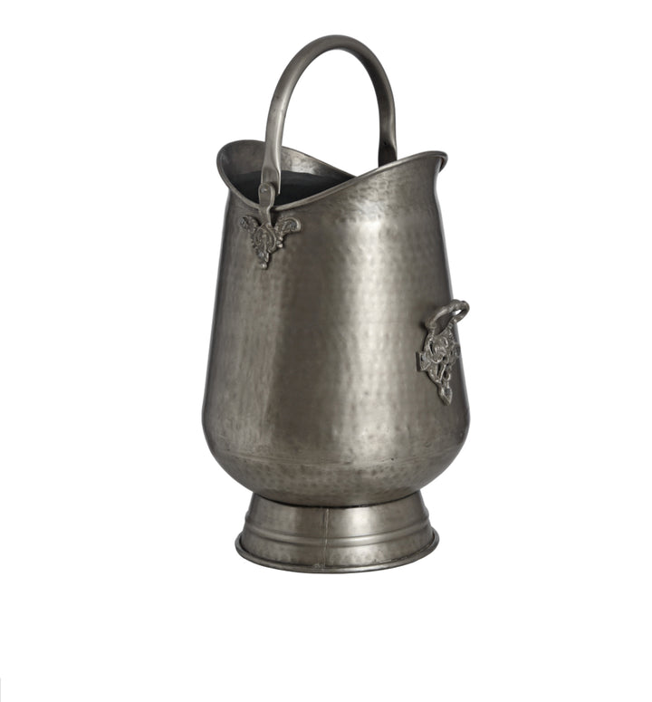 Antique Pewter Coal Bucket